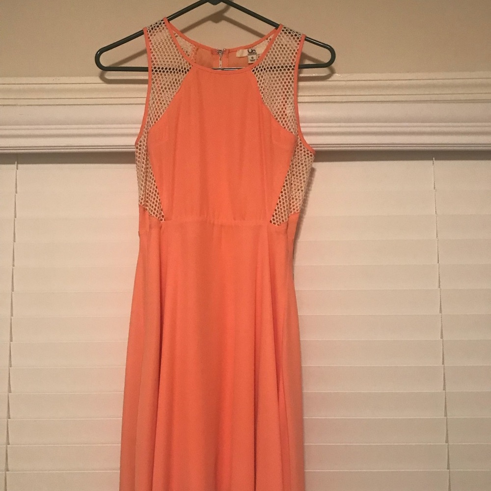 Pink sleeveless dress